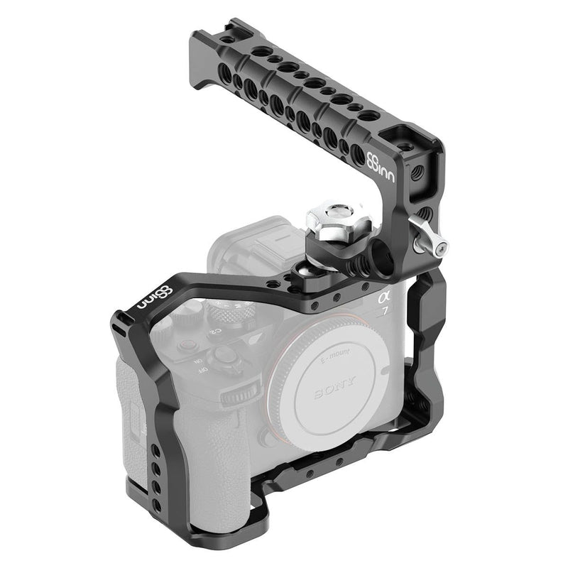 8Sinn Cage for Sony a7SIII / a7IV / A7RV + 8Sinn Top Handle Scorpio (includes 8-AR28MMM)