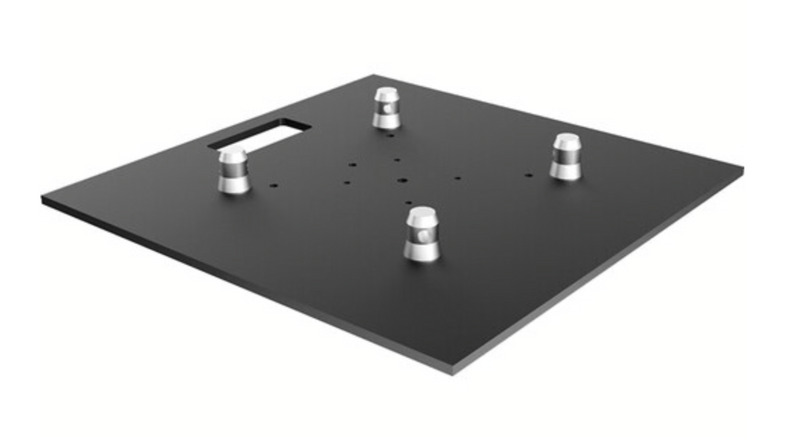 Global Truss BASE PLATE 20X20-BLK/MTE