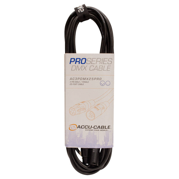 Accu-Cable AC3PDMX25PRO