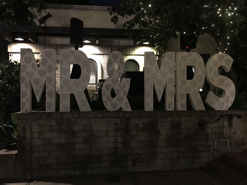 Eliminator Decor MR&MRS (Letters)