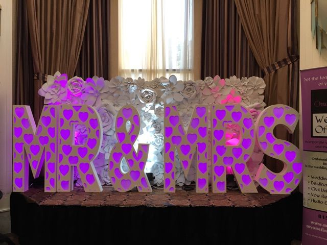 Eliminator Decor MR&MRS (Letters)